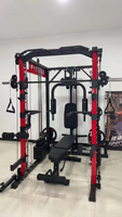 Machine de musculation complète en acier pour salle de sport, station multifonctionnelle pour la musculation du torse et des bras