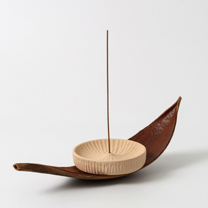 Porta Incienso Creativo de Cemento en Forma de Pétalo, Hecho a Mano, Estilo Zen, Soporte para Incienso <span class=keywords><strong>y</strong></span> Candelabro Decorativo de Escritorio - Product Image 2