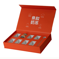 Boîte cadeau de luxe en carton rigide avec logo personnalisé, grand format, finition mate violette, emballage alimentaire haut de gamme, boîte vide avec couvercle à clapet