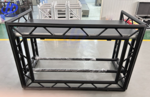 Cabina de <span class=keywords><strong>DJ</strong></span> de Aluminio Plegable y Ajustable en Altura de Alta Calidad, Mesa de <span class=keywords><strong>DJ</strong></span> Móvil para Discotecas - Product Image 5