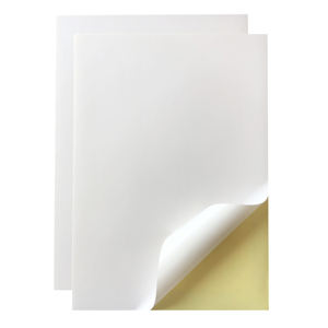 Autocollants adhésifs en papier couché brillant 70*<span class=keywords><strong>100</strong></span> avec adhésif thermofusible, utilisés pour le masquage - Product Image 1