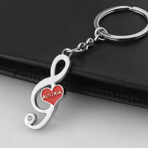 Creative Punk Rock Jewelry, Men's <strong>Funny</strong> 3D Metal Retro <strong>Headphones</strong>, Key Chain Pendant DJ Music <strong>Headphones</strong>, Hip-hop Rock Key Chain - Product Image 4