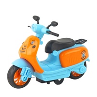 Modèle de moto à inertie rétro pour enfants, jouet éducatif de simulation de moto à deux roues, vente en gros