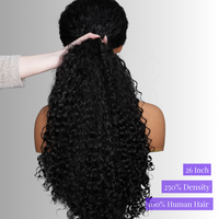 Perruques frontales en dentelle HD SDD 250 densité Deep Wave, fournisseur de perruques en cheveux humains, perruque frontale en dentelle 13x4 Water Wave pour femmes noires