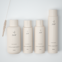 Bouteille en plastique PET avec étiquette personnalisée pour les soins de la peau Shampooing cosmétique Large Round Twist up Unique Body Wash Pet Bottle 100ml 120ml 150ml
