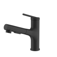 Robinet de lavabo de salle de bain de luxe en laiton doré brossé, mitigeur monocommande avec douchette double fonction pour villa