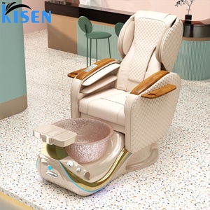 Sillón de Pedicura KISEN de Lujo con Hidromasaje Eléctrico Ajustable sin Tuberías, Spa para Pies y Masaje Corporal Completo - Product Image 3