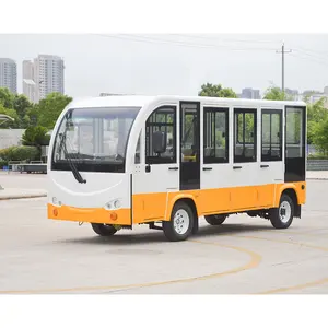 11 Passengers Electric Sightseeing Bus New Style School Electric Bus Electric Sightseeing Car