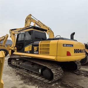 Excavadora de alta velocidad marca japonesa Komatsu PC160 Excavadora de segunda mano 16ton pc160 - Product Image 1