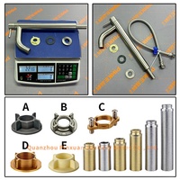 Robinet de lavabo moderne en acier inoxydable nickel brossé, monocommande, à montage sur plan, haut, pour salle de bain
