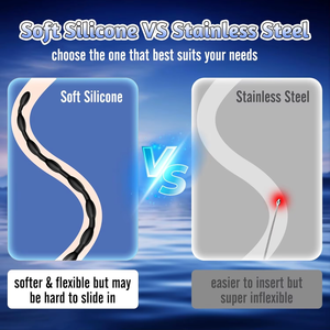 Vibromasseur urétral en silicone souple, perles anales, plug pénien, jouet pour testicules et prostate, pour homme, pour débutants BDSM - Product Image 4