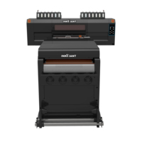 Impresora de inyección de tinta DTF automática INKGIANT de 60cm con 4 cabezales y agitador de polvo para impresión de ropa 1 año de garantía