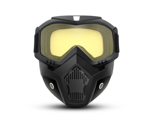 Lunettes de protection UV <span class=keywords><strong>pour</strong></span> casque de moto tout-terrain, <span class=keywords><strong>masque</strong></span> facial de sécurité <span class=keywords><strong>pour</strong></span> pilote, lunettes de moto, <span class=keywords><strong>masque</strong></span> anti-poussière en PC <span class=keywords><strong>pour</strong></span> moto tout-terrain - Product Image 2