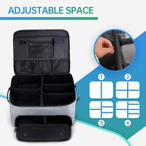 Bolsa <span class=keywords><strong>de</strong></span> Almacenamiento para <span class=keywords><strong>Zapatos</strong></span> <span class=keywords><strong>de</strong></span> <span class=keywords><strong>Golf</strong></span> Profesional <span class=keywords><strong>de</strong></span> 2 Capas con Compartimentos <span class=keywords><strong>de</strong></span> Ventilación a Prueba <span class=keywords><strong>de</strong></span> Humedad, Equipaje <span class=keywords><strong>de</strong></span> Viaje para Artículos Deportivos - Product Image 4