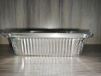 Boîte à lunch en aluminium pur, récipient jetable en aluminium résistant aux hautes températures, barquette en aluminium pour emballage à emporter en gros