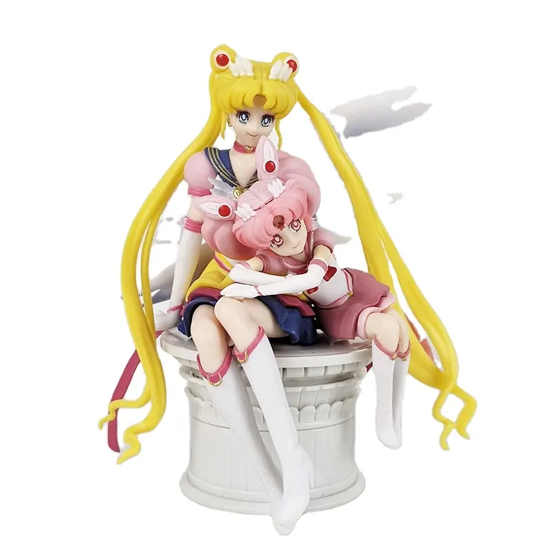 Karikatür Pvc oyuncak süs japon Pretty kız Sailor Moons yeni kraliçe Serenity Action Figure Anime heykelcik bebek modeli hediye