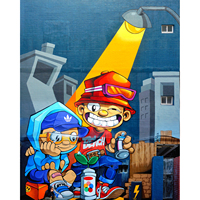 Cat Semprot Graffiti Kustom Grosir, Warna Tahan Luntur, Kualitas Profesional, MOQ Rendah