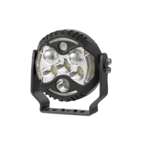 Phare de travail LED 60W 5 pouces pour pare-chocs avant, éclairage latéral, feux de jour DRL, lampes de travail rondes LED, lumière ambre pour tracteur et tout-terrain