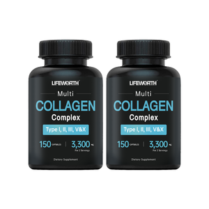 Integratore di Collagene di Qualità Lifeworth OEM Etichetta Privata, Multi Collagene con Biotina e Vitamina C in Capsule Soft Gel per Adulti e Pelle - Product Image 5