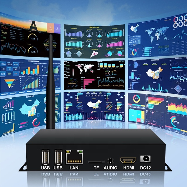 Free Sample Tv Box for Digital Signage Display with CMS Software for Tv/monitor/computer/video Wall Media Box Android Smart Box