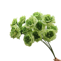 Bruidsdecoratie Hoogwaardige Kunstmatige Rozen Grote Bloemen voor de Gangpaden Handgemaakte Moderne Bloemstukken Kapel