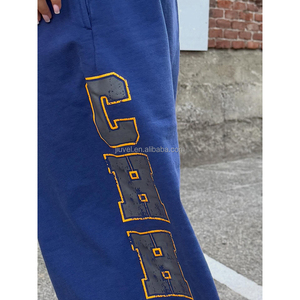 Pantalones Cortos Largos 3/4 para Hombre, de Alta Calidad, con Estampado, Cintura Elástica, hasta la Rodilla, de Algodón, Estilo Jogging, Vintage, Streetwear, Holgados, Fabricante - Product Image 3
