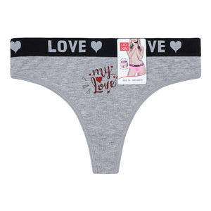 UOKIN My Love Print gran oferta tangas para chicas adultas mujeres sexy low Rise <span class=keywords><strong>Tanga</strong></span> ropa interior en 12 piezas paquete al por mayor A5070 - Product Image 6