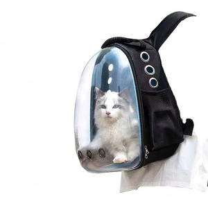 Sac à dos pour animaux de compagnie homologué par les compagnies aériennes, best-seller de l'usine BSCI, sac à dos pour chat en polyester, capsule spatiale à bulles. - Product Image 1