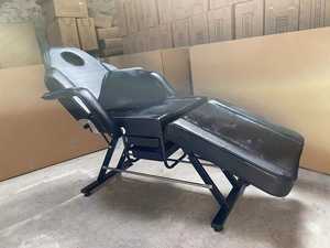 Table de tatouage en cuir synthétique souple de luxe moderne lit de massage pour soins de beauté pour meubles de salon lit cosmétique pour le visage cadre en métal - Product Image 6