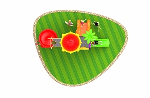 Parques <span class=keywords><strong>Fisher</strong></span> Terrain de jeux extérieur à bas prix Revêtement de sol en caoutchouc Île Impact extérieur Château coquin Terrain de jeux <span class=keywords><strong>Tapis</strong></span> <span class=keywords><strong>d</strong></span>'herbe - Product Image 3