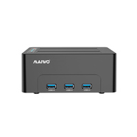 MAIWO Dual Bay Usb Clone Hdd Docking Station untuk Duplikator Hard Drive Sata dengan USB HUB Docking K3082H