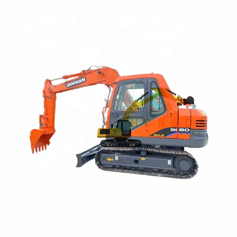 Tuyệt vời điều kiện sử dụng gốc Hàn Quốc doosan dh80 máy xúc để bán