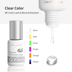 กาวติดขนตาปลอม Starscolors Clear Lash Glue กาวต่อขนตาแบบใส กันน้ำ สำหรับใช้ในร้านเสริมสวยมืออาชีพ - Product Image 3