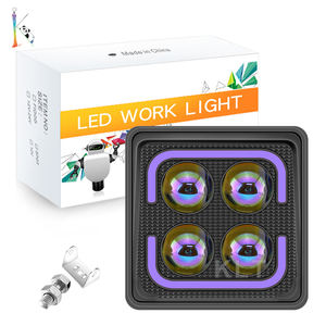 <span class=keywords><strong>KLT</strong></span>, le nouveau design de phare LED carré de 3 pouces, blanc, jaune, ambre, clignotant, projecteur, lampe de <span class=keywords><strong>conduite</strong></span> tout-terrain, LED pour voiture, camion - Product Image 2