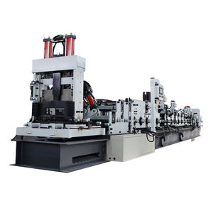 펀칭 구멍 금속 건식 벽체 스터드 트랙 C 도리 롤 성형 기계 C 채널 롤 포머 - Product Image 4