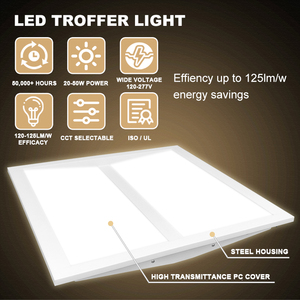 Lámpara de Techo Empotrada con Sensor Inteligente y <span class=keywords><strong>Luz</strong></span> LED Regulable, Suministro Directo de Fábrica, para Oficina - Product Image 3