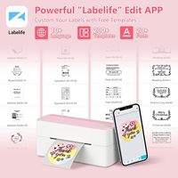 Imprimante d'étiquettes thermiques sans fil Phomemo 241-BT 4x6 pour les petites entreprises, l'expédition, le courrier, l'e-commerce, la logistique et la gestion des colis