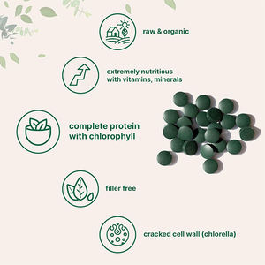 Fabrika doğrudan organik <span class=keywords><strong>Spirulina</strong></span> Chlorella tozu özelleştirilmiş tabletler özel etiket OEM toplu tedarik gıda sınıfı davul ambalaj - Product Image 4