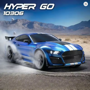 Voiture télécommandée MJX SJY-10306 Mustang Shelby à l'échelle 1:10, sans balais, 4x4, électrique, prête à la course sur route et au drift, en métal - Product Image 5