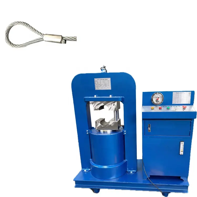 Máquina de prensa de cuerda de alambre de acero hidráulico de 650t para hacer eslingas de cuerda de alambre