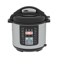 Cuisinière à riz électrique multifonction intelligente 5L avec cuve intérieure en aluminium antiadhésive et boîtier en acier inoxydable