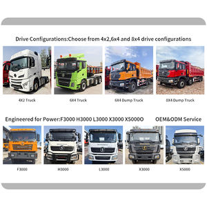 Nouveau camion à <span class=keywords><strong>benne</strong></span> basculante diesel Shacman F3000 8X4 direction gauche pour camion Shacman de transport minier - Product Image 1