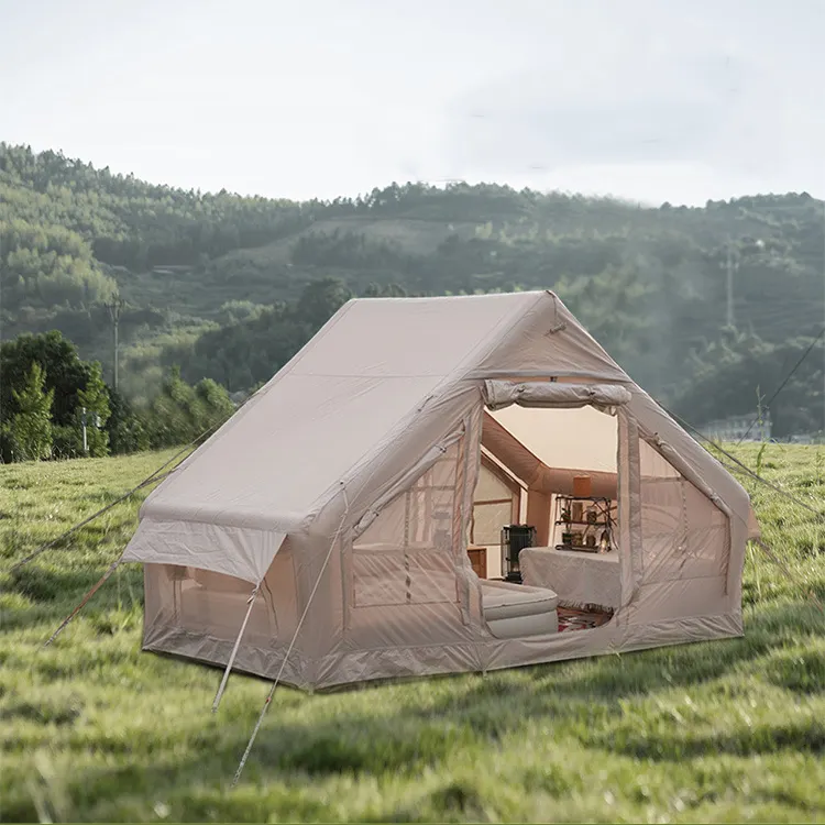 Pompa udara Kemah tahan Air grosir langsung tenda kabin Oxford pompa angin tenda rumah tiup tenda tabung Kemah udara