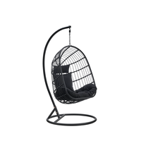 Fauteuil suspendu d'extérieur / Fauteuil œuf en rotin PE / osier