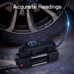 Heavy Duty Double Cylinder Tyre Portable Air Pump 12v <b>Car</b> 4*4 Compressor Tire <b>Inflators</b> 101043 Air Pump <b>Car</b> 12v 101043 101043 10 - Product Image 4