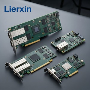 Carte réseau serveur IA Lierxin LEX-AISVR-NIC HDI 1-24 couches, carte PCB personnalisée, haute vitesse 400G/800G InfiniBand RoCE, conception à faible perte - Product Image 2