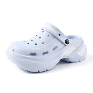 CSTANDARD Women's Platform <b>Clogs</b> EVA Sole Breathable Non Slip Summer Wear Light Blue 35-40 - Product Image 5
