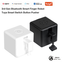 Jekon 3.ª Generación Tuya, Robot Inteligente con Control por Voz, Pulsador de Botones de 2 Colores, Compatible con Alexa y Google Home, Hogar Inteligente