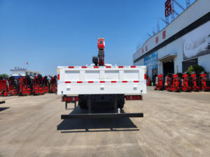 12tons Straight Boom <b>Truck</b> Mounted Crane with Telescopic Boom Crane for Urban Cargo Loading and Construction Delivery - Product Image 6