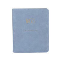 Carpeta de Presentación de Cuero PU Genuino Marca TSH, con Logotipo Personalizado, Tamaño A4, Modelo TSH-L004A4Z para Uso Escolar